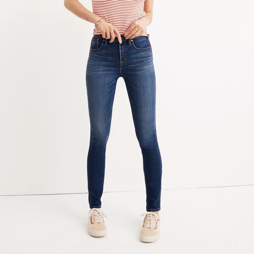 Madewell 10” High Rise slim jeans